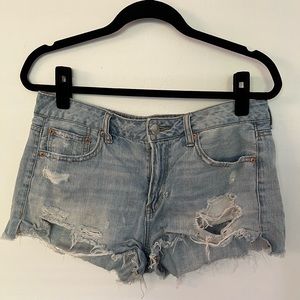 American Eagle Distressed Short Shorts